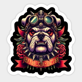 Gears And Growls Sticker